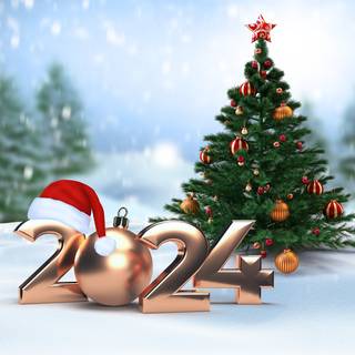 2024 Christmas wallpaper