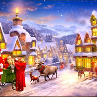 2024 Christmas wallpaper