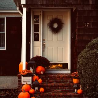 Thanksgiving fall iPhone wallpaper