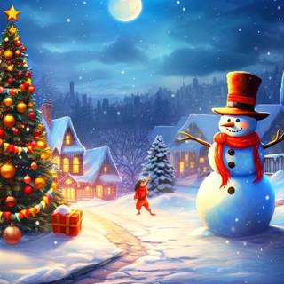 2024 Christmas wallpaper