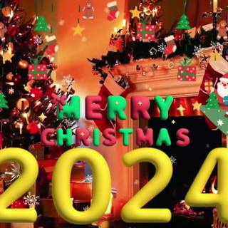 2024 Christmas wallpaper