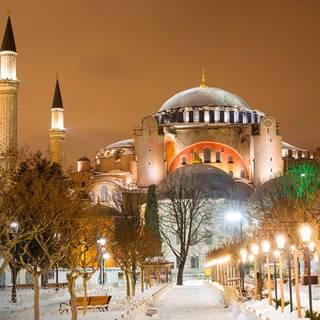 Instanbul winter wallpaper