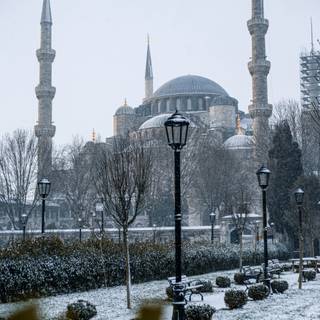 Instanbul winter wallpaper