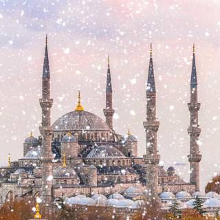 Instanbul winter wallpaper