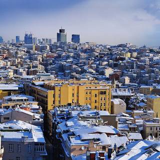 Instanbul winter wallpaper