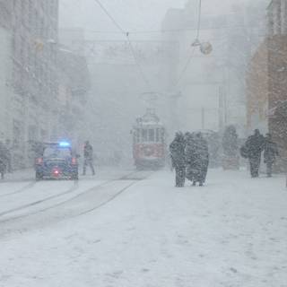 Instanbul winter wallpaper