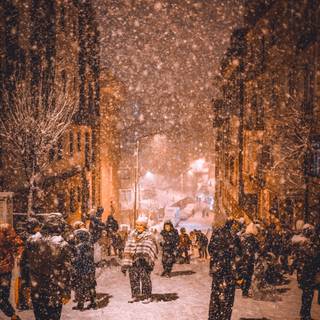 Instanbul winter wallpaper