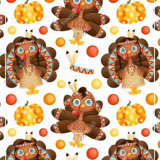 Thanksgiving cute turkey wallpaper