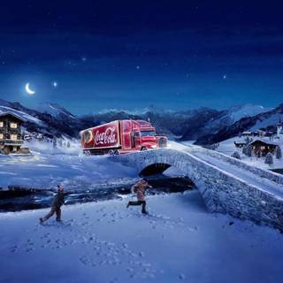 Coke Christmas wallpaper