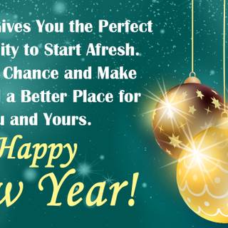 New Year messages wallpaper