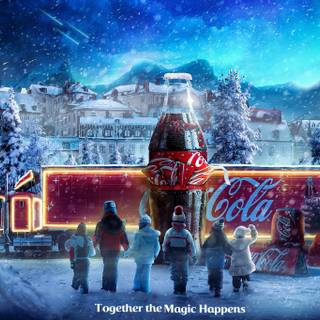 Coke Christmas wallpaper