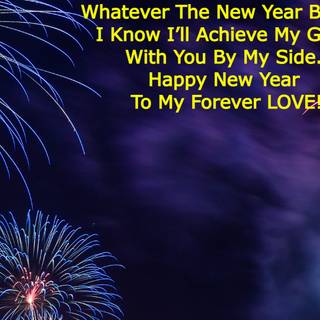 New Year messages wallpaper