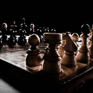 Chess players wallpaper