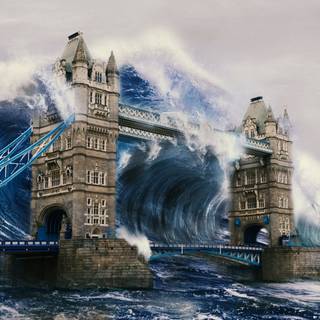 Tsunami 4k wallpaper