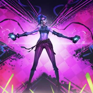 Jinx Arcane 4k wallpaper