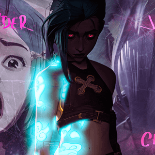 Jinx Arcane 4k wallpaper