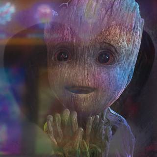 Baby Groot desktop wallpaper