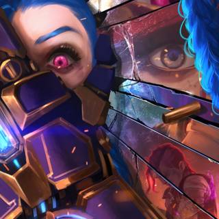 Jinx Arcane 4k wallpaper