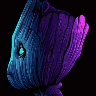 Groot 4k phone wallpaper