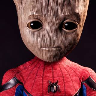 Baby Groot 4k desktop wallpaper