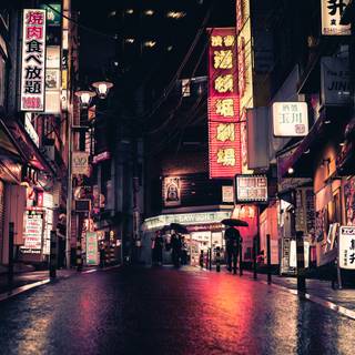 4k Japan night wallpaper