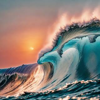 Tsunami 4k wallpaper