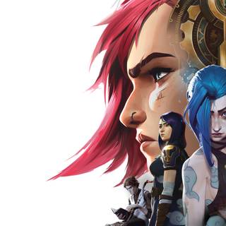 Jinx Arcane 4k wallpaper