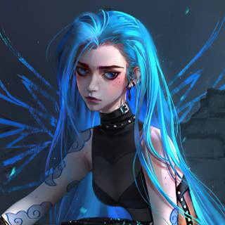 Jinx Arcane 4k wallpaper