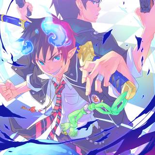 Blue Exorcist phone wallpaper