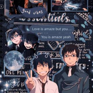 Blue Exorcist phone wallpaper