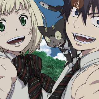 Blue Exorcist phone wallpaper