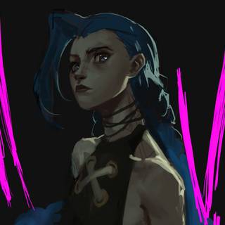 Jinx Arcane 4k wallpaper