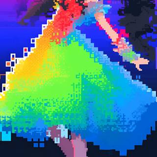 iPhone pixel wallpaper