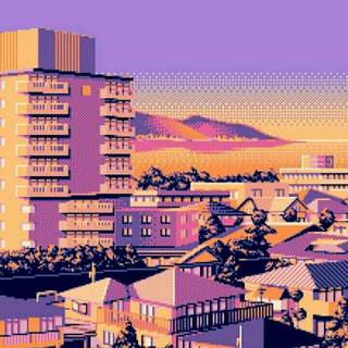 iPhone pixel wallpaper