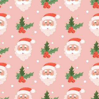 Preppy Xmas wallpaper