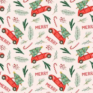 Christmas preppy computer wallpaper