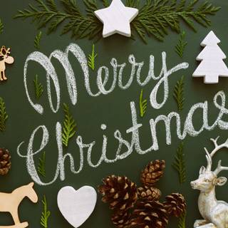 Preppy Xmas wallpaper