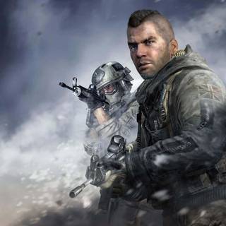 Ghost and Soap CoD wallpaper