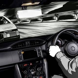 Car dual monitor wallpaper