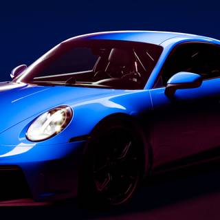 Dual monitor car wallpaper