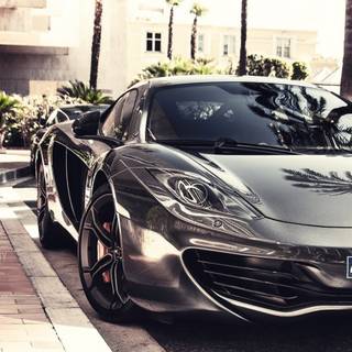 Dual monitor car wallpaper