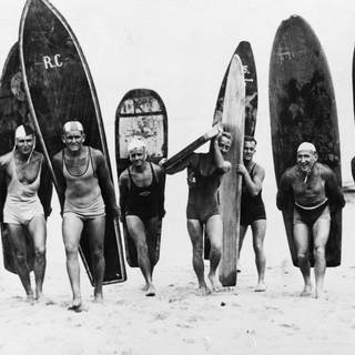 Vintage surf wallpaper
