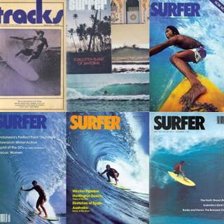 Vintage surf wallpaper
