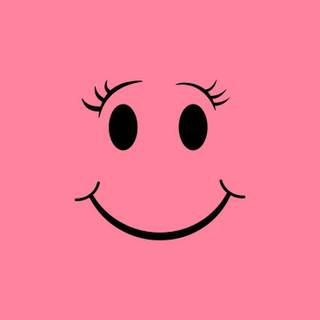 Pink smile wallpaper