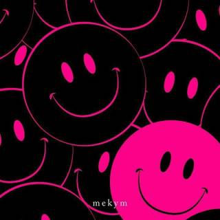 Pink smile wallpaper