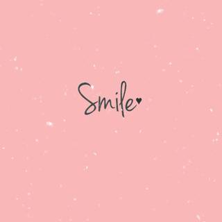 Pink smile wallpaper