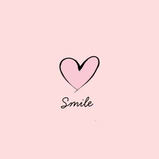 Pink smile wallpaper