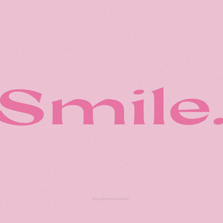 Pink smile wallpaper
