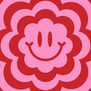 Pink smile wallpaper