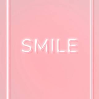 Pink smile wallpaper